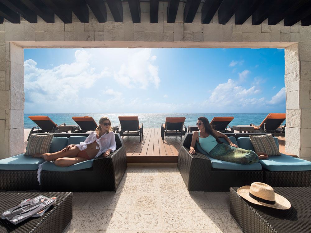 hotel marina beach and pool lounge