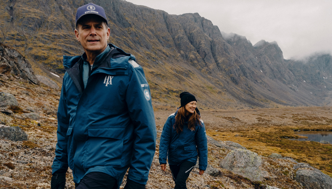 HX travelers hiking
