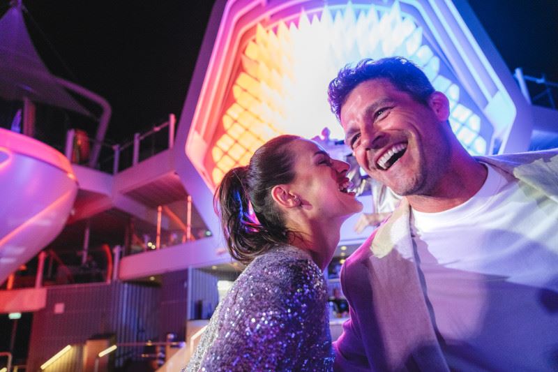 modern luxury experience on a cruise ship